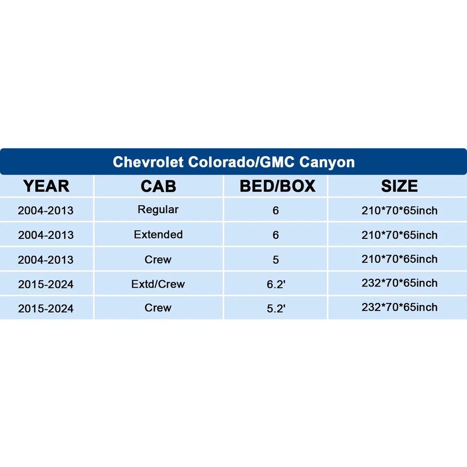 210D Truck Cover For GMC Canyon/Colorado Durable Thickened 100% Waterproof - Image 2 of 4