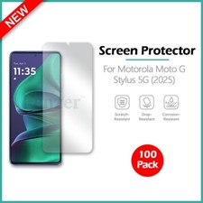 1-100 LOT LCD Ultra Clear HD Screen Protector for Motorola Moto G Stylus 5G 2025