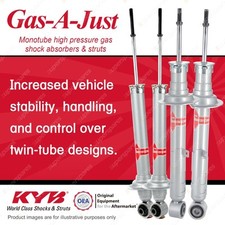 Front + Rear KYB GAS-A-JUST Monotube Shock Absorbers for LEXUS IS250 GSE20R RWD