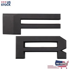 Black F & R Letters Replacement For 2004-2008 Ford F150 F-150 R Style Grill