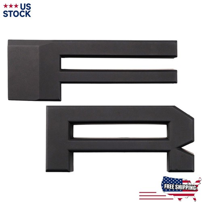 #ad Black F amp; R Letters Replacement For 2004 2008 Ford F150 F 150 R Style Grill $7.99