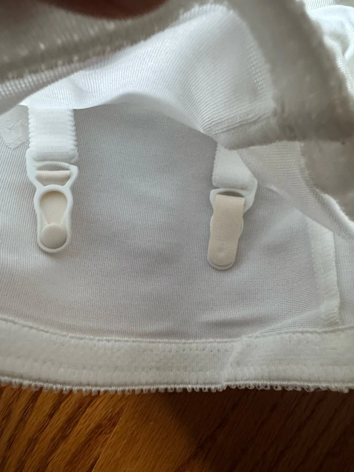 De Colección Lily of France Mujer’s Modelador Mediano Nuevo con Etiquetas Blanco Triple Control Faja Calzoncillos Foto 4 de 4