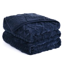 Topblan Weighted Blanket Twin Size 15 Pounds, Soft Weighted Blanket with Doub...