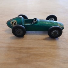 Vintage Lesney Matchbox #19 Green ASTON MARTIN DBR5 Race Car w/NO Driver - Good!