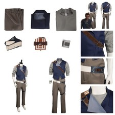 Men Wars Jedi Survivor Cal Cosplay Costume Halloween party Battle suit full set