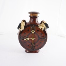 Vintage Ceramic Battery Operated Bottle Table Clock 1970s