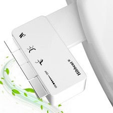 Ultra-Slim Bidet Attachment for Toilet, Non-Electric Self Cleaning Bidet Toil...