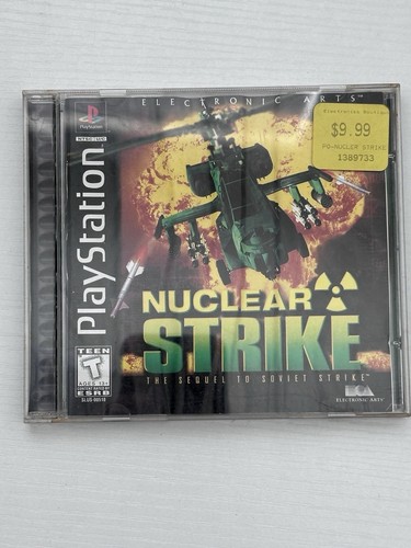Nuclear Strike (Sony PlayStation 1, 1997) Complete Tested CIB Black Label PS1 - Picture 1 of 3