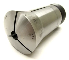 NICE! HARDINGE 7/16" 16C ROUND COLLET w/ INTERNAL THREADS