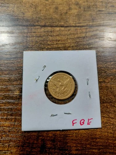 Photo of a 1873-S Liberty Quarter Eagle from an eBay listing that sold on Jul 17, 2026