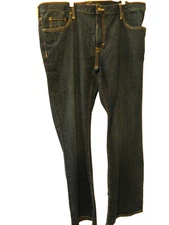 New NWT Men's Old Navy 42 30 Bootcut  Jeans Classic Denim Dark Wash Casual 5 pkt