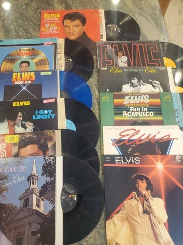 Lot Elvis Presley Record Acapulco Girl Happy Girls! Got Lucky Greatest Hits