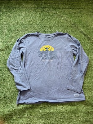 Life Is Good Shirt Womens L Every Snack You Make I'll Be Watching You Dog LARGE