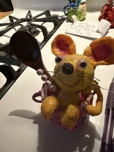 Ooak Clay Mouse In Mug 