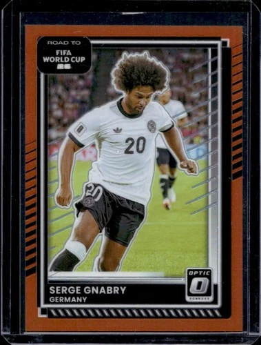 2025-26 Panini Donruss Road to FIFA World Cup 26' Serge Gnabry Optic Orange #/99