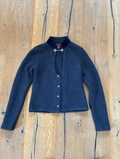 *Litzlfelder* Dirndljacke,  Schurwolle, Gr. 34, dunkelblau, Neuwertig! NP. 259.-