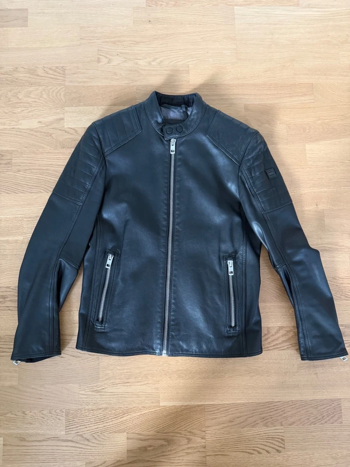 Hugo Boss Lederjacke Herren - Größe 46 - Schafleder - Bild 1 von 4