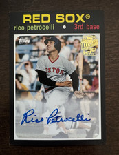 2018 Topps Archives Rico Petrocelli FFA-RP Fan Favorites Auto Boston Red Sox