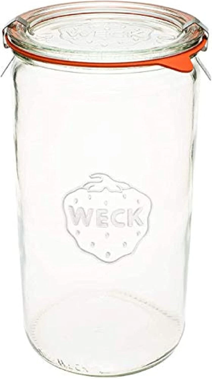 Jar 974 - 1.5L Glass Jars with Large Storage Capacity - Preserving Jars with Air