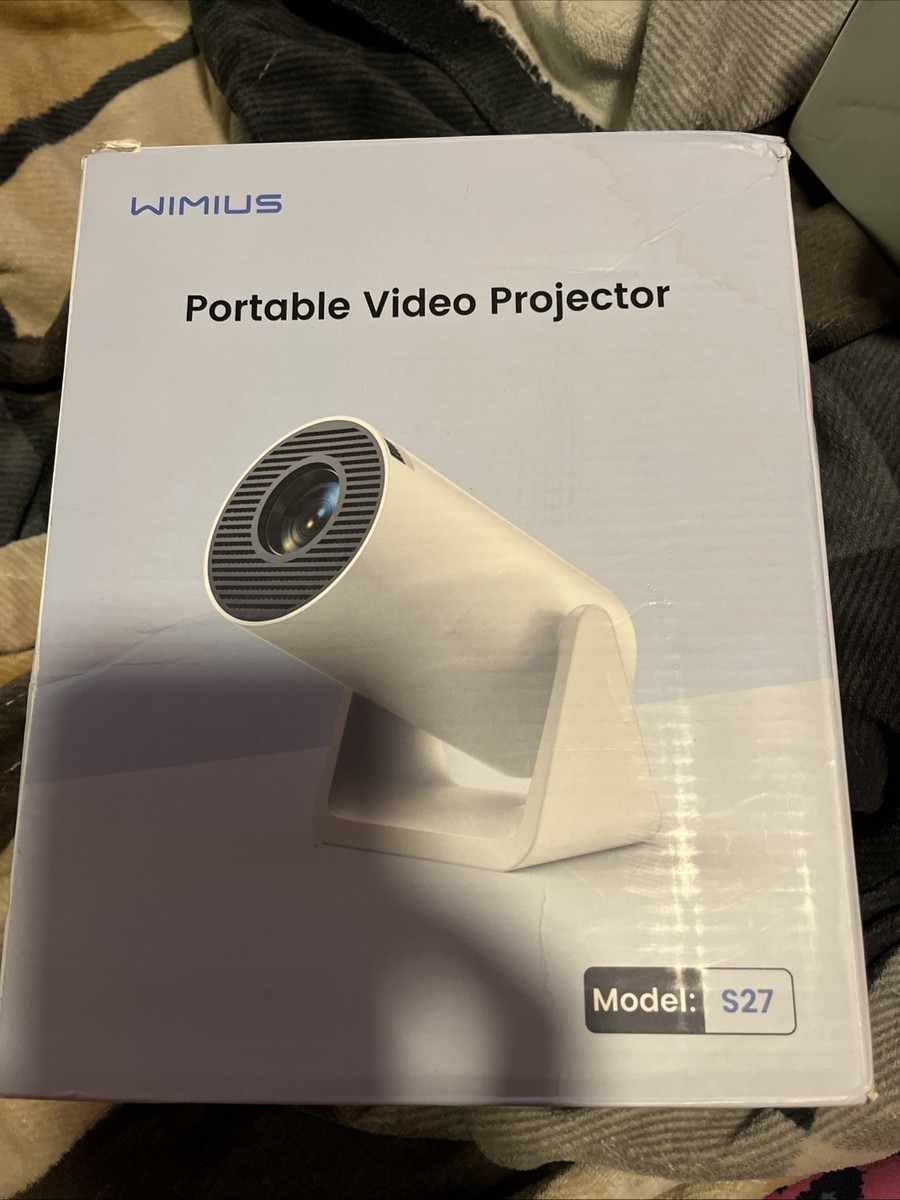 Mini projector Movie Projector 1080P Phone/TV Stick/Laptop, WiMiUS