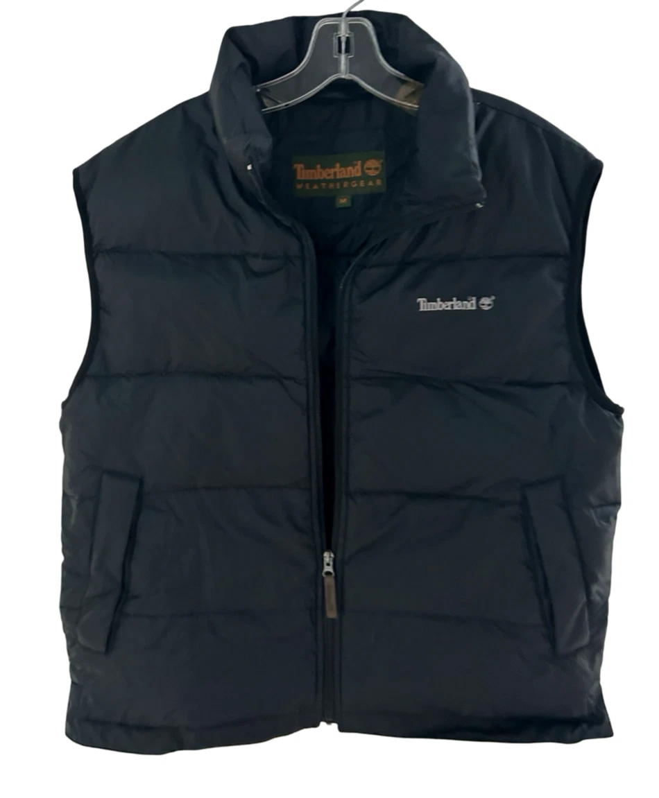 希少 90s Timberland Weathergear Down Vest Timberland Nylon Outer Shell Vests for Men for Sale | Shop New