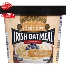 Mccann'S Irish Oatmeal Instant Oatmeal Cup, Original, 1.4 Ounce (Pack of 12)