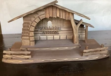 ANRI  STABLE for 6"  KUOLT,  FERRANDIZ or BERNARDI NATIVITY FIGURES