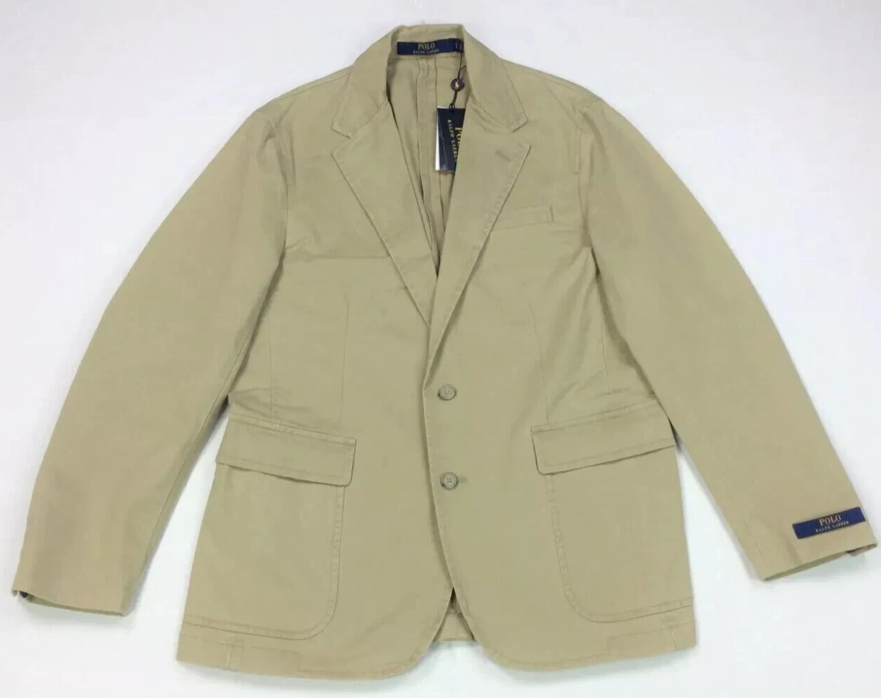 Polo Ralph Lauren Stretch Cotton Chino Preppy Blazer Jacket Sport Coat Gentleman image 3
