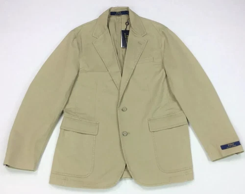 Polo Ralph Lauren Stretch Cotton Chino Preppy Blazer Jacket Sport Coat Gentleman image 3