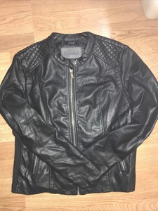 cavalini faux leather jacket