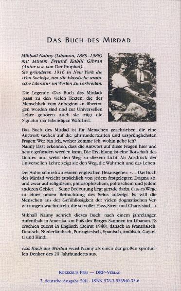 Thumbnail - Mikhail Naimy / Das Buch Des Mirdad9783938540336