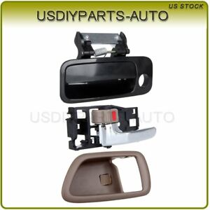 Interior 8x for 00-04 Toyota Avalon Left Right Front Rear Beige Door Handles