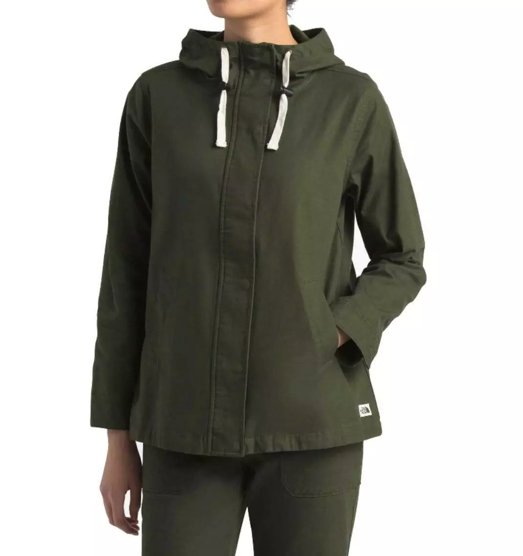 the north face womens shipler full zip hoodie new taupe green