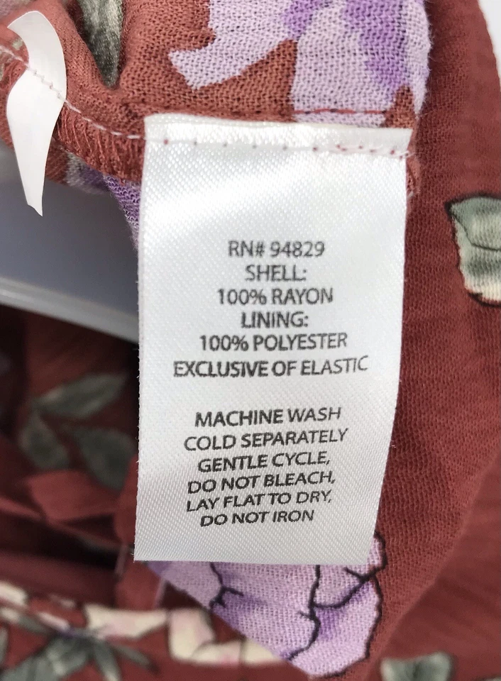 Derek Heart Floral Jumpsuit Tank Wide Leg Stretch Crinkle Fabric Size M EUC - Image 3 of 3