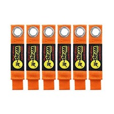 Heavy-Duty Wrap-It Storage Straps - 7-inch 6-Pack 7-in. 6-Pack Blaze Orange
