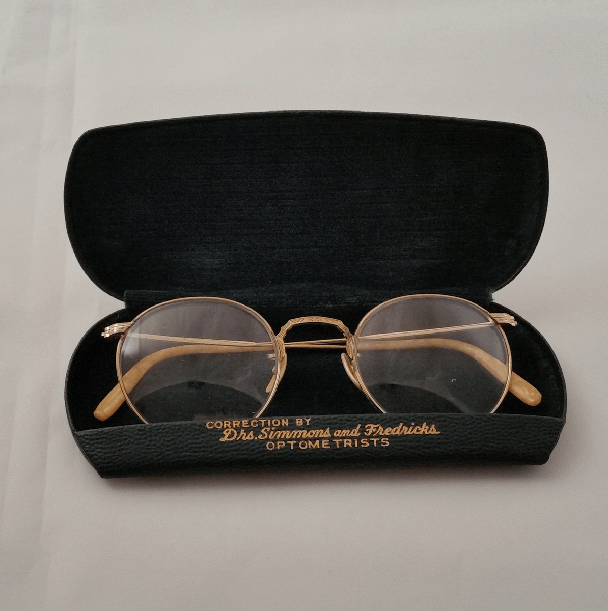 American Optical Ful-Vue 12K Gold Fill True Antique Eyeglasses