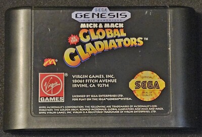 Mick & Mack Global Gladiators (Sega Genesis, 1992)