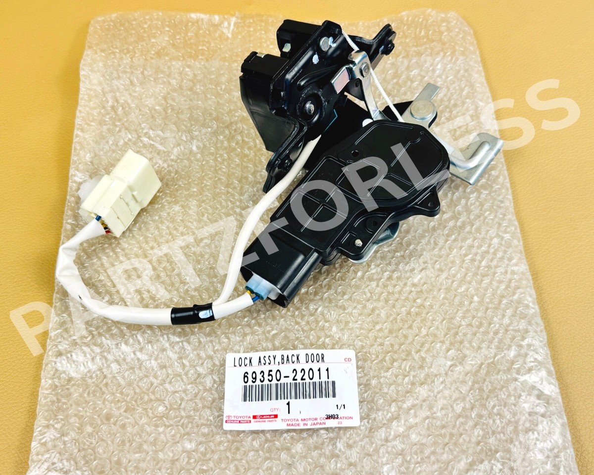 69350-22011 TOYOTA GENUINE LOCK ASSY BACK DOOR 6935022011 OEM | eBay
