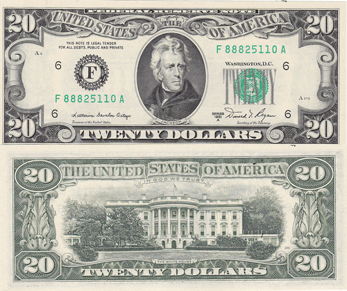 1981-A $20 Atlanta District Federal Reserve Note FR 2074-F Uncirculated