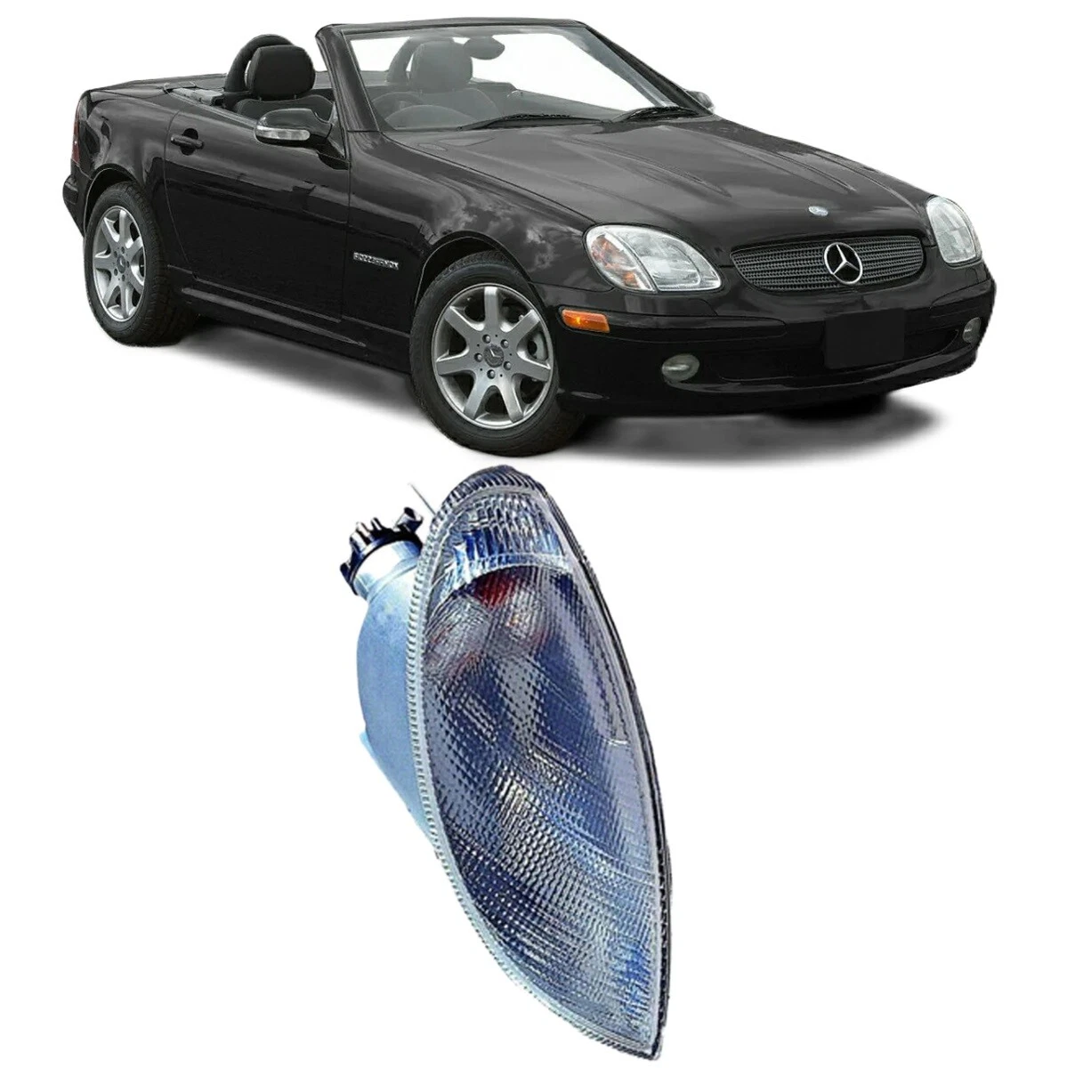 Fits 1998-2004 Mercedes-Benz SLK230 Passenger Side Front Signal 
