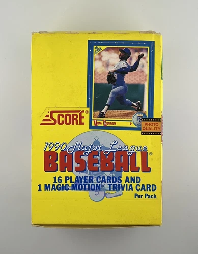 1990 Score Wax Box - 36 Sealed Packs Bo Jackson B & W Frank Thomas RC ??