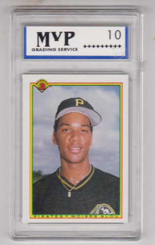 1990 Bowman Moises Alou ROOKIE CARD GRADED GEM MINT 10 EBay