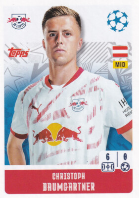 C. BAUMGARTNER   24-25  UEFA CHAMPIONS LEAGUE STICKER   BASE STICKER  # 315