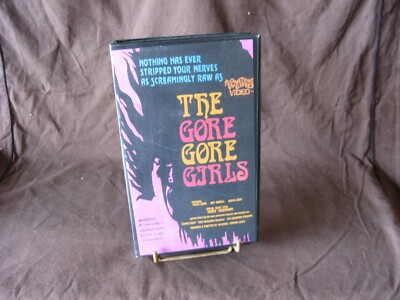 Seltene VHS-Kassette ''The Gore Gore Girls'' von Something Weird Video 1996