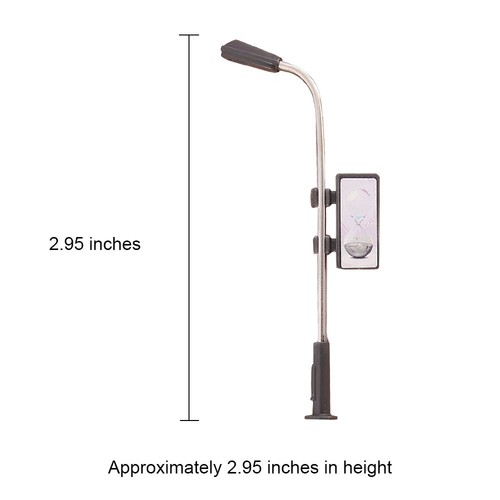 10pcs Model Railway Light 3V LED Street Light For HO N Scale Train railway scene - Picture 24 of 35