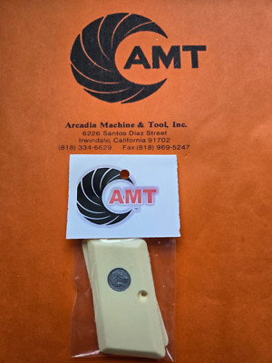 AMT Small Frame Backup Faux Wood grips (22LR, .380, 9mm Kurz) w/ AMT Medallions