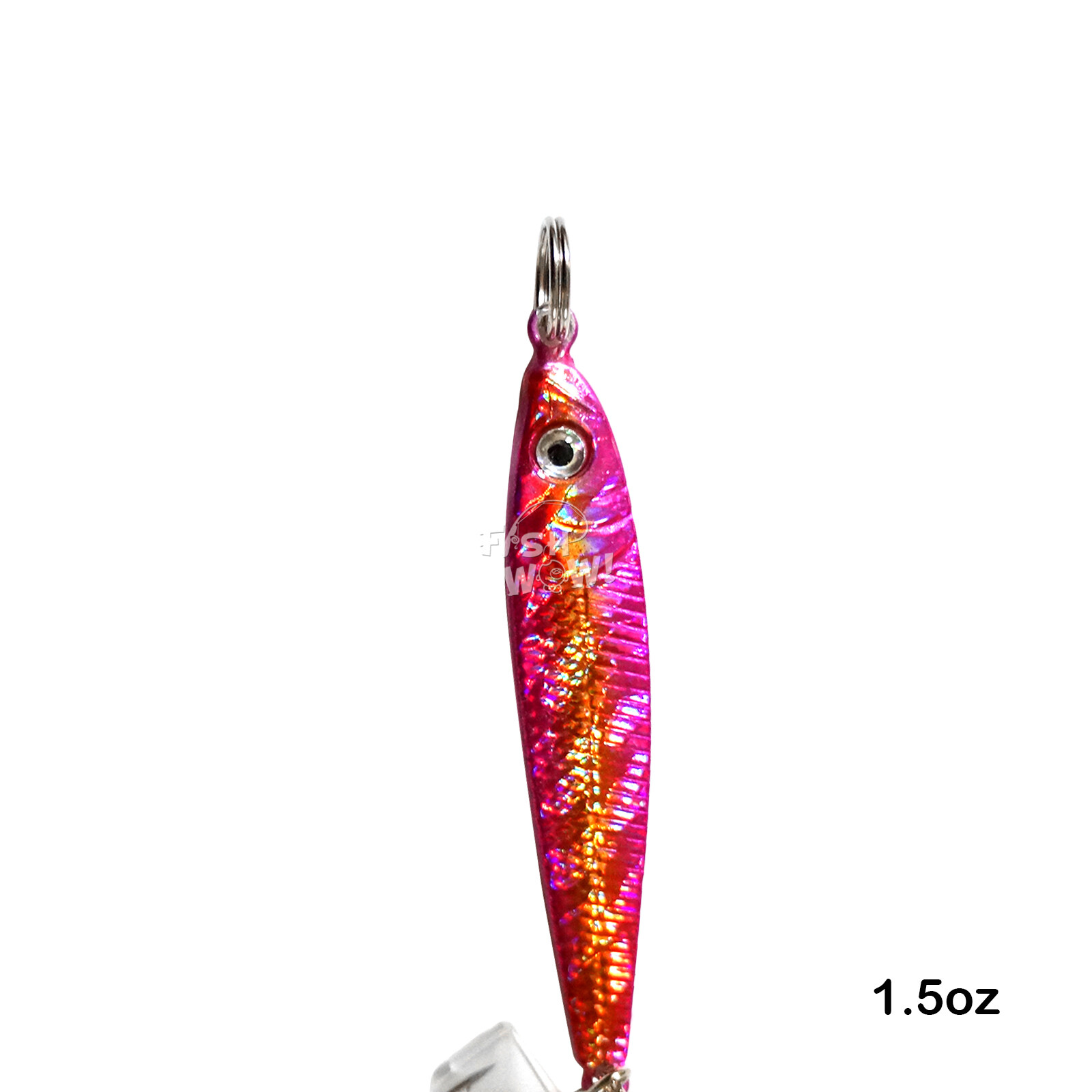 50pcs Fish WOW!® Trolling 1.5oz Mega Live Metal Jig hard Bait Random Mix Colors - Image 4