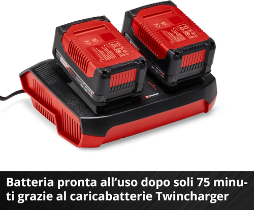 Originale Starter Kit 2 Batterie Da 4,0 Ah E Twincharger Power X-Change (Li-Ion - Foto 4 di 12