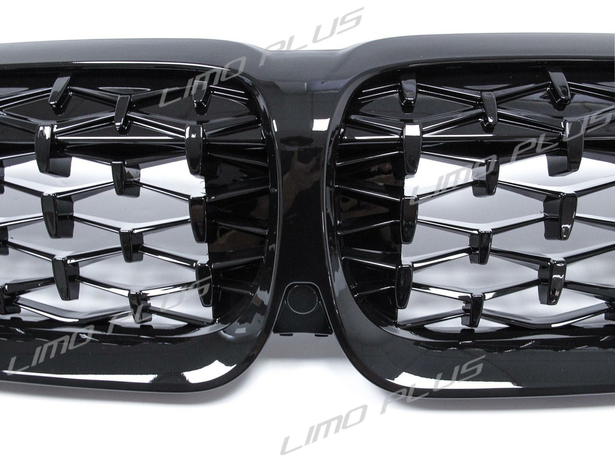 YLTauto Gloss Black Diamond Kidney Grille For BMW G20 330i M340i 2019-2022