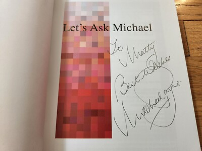 Michael Payne SIGNED Let's Ask Michael Interior Design Solutions 1st Edition COA